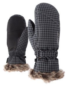 Rękawice Ziener KEM MITTEN LADY GLOVE Grey Pepita
