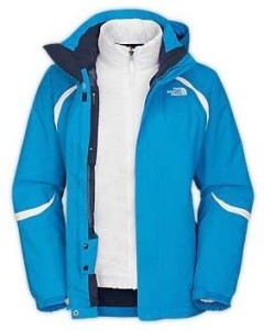Damska kurtka The North Face DEUCES TRI JACKET W Acoustic Blue