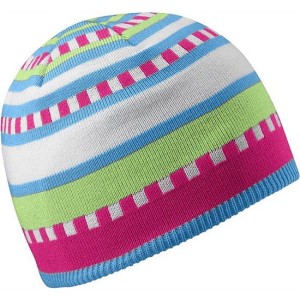 Czapka Salomon JUNIOR STRIPE BEANIE SCORE Blue