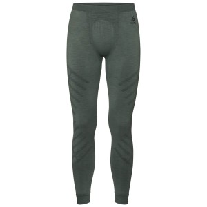 Męskie kalesony termoaktywne ODLO SUW  NATURAL + Kinship WARM Green