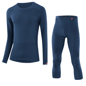 Zestaw bielizny termicznej LOFFLER M SET 3/4 PANTS TRANSTEX® WARM - DARK BLUE